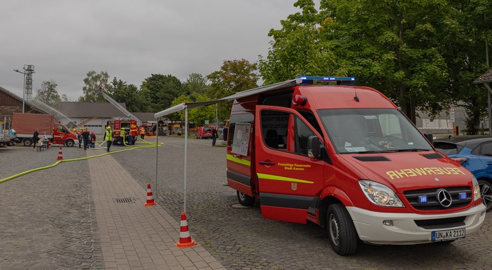 FW Kamen: Stadtübung der Jugendfeuerwehr
