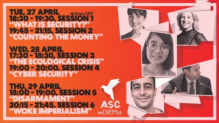 DiEM25’s Alternative Security Conference