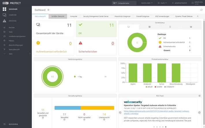 ESET PROTECT: ESET bringt neue Produkt-Bundles für Business-Anwender auf den Markt