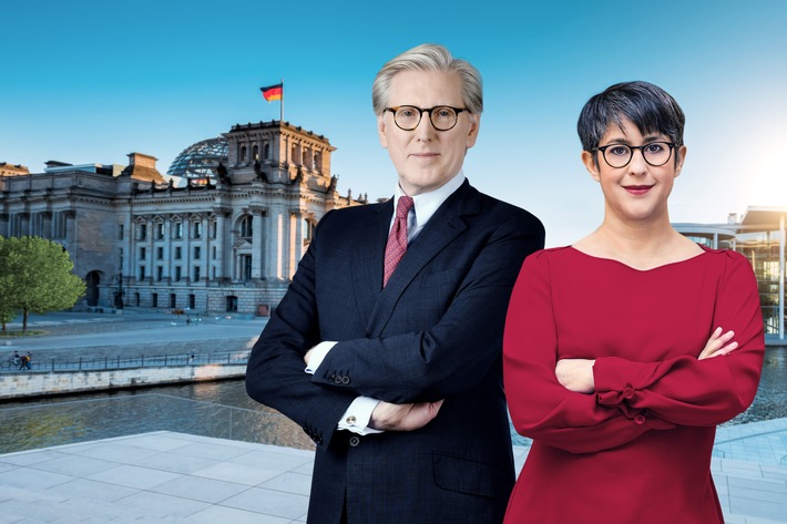 Auftakt zu acht Sommerinterviews des ZDF-Politmagazins "Berlin direkt" (FOTO)