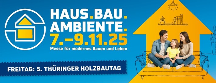 Einladung zu Eröffnung & Presserundgang Haus.Bau.Ambiente. 2025
