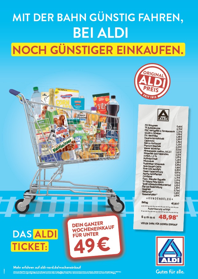 Für 49 Euro durch die Woche - Wocheneinkauf mit ALDI Eigenmarken