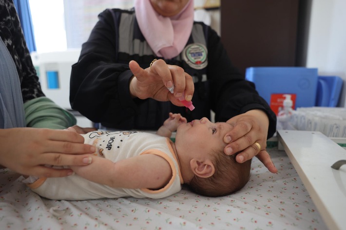 Gaza: WHO und UNICEF fordern Waffenpause für Polio-Impfungen