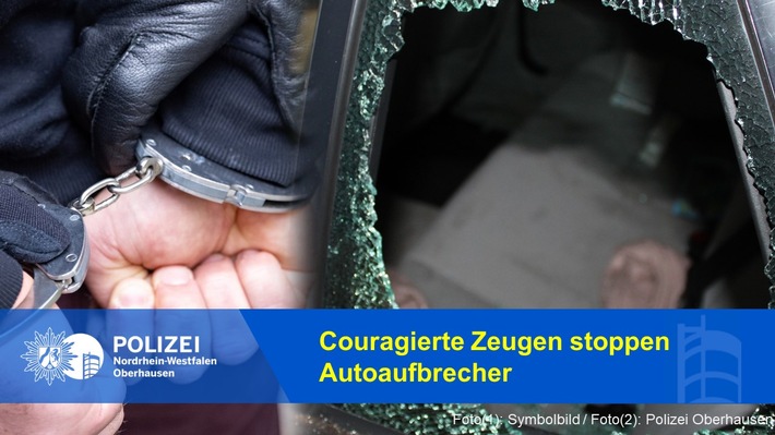 POL-OB: Couragierte Bürger und schnelle Polizei - Autoknacker festgenommen