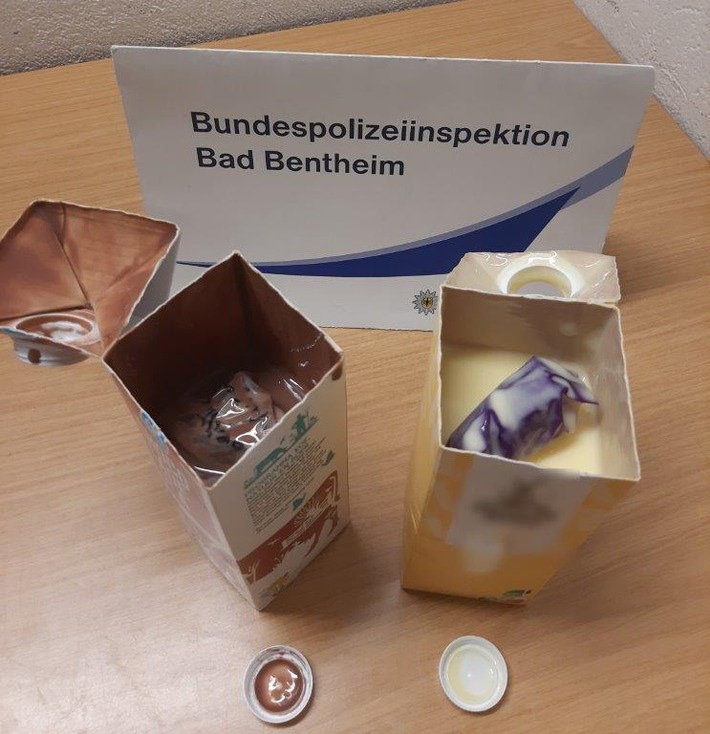 BPOL-BadBentheim: Verurteilter Straftäter schmuggelt Drogen in Puddingtüte