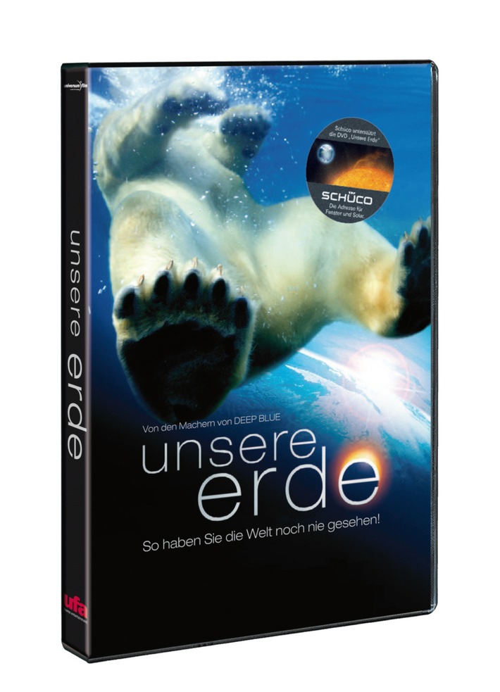 Ab 6. Oktober: Schüco begleitet DVD-Einführung "Unsere Erde" /  Gemeinsam zum Schutz von Umwelt und Klima