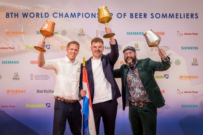 Atemberaubendes Finale: Léon Rodenburg aus den Niederlanden ist neuer Weltmeister der Biersommeliers