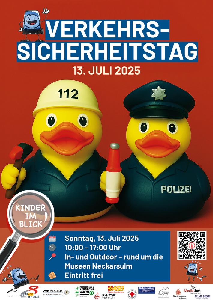 POL-HN: Polizeipräsidium Heilbronn: PRESSEEINLADUNG Pressegespräch zur landesweiten Aktionswoche der Verkehrssicherheit - "Kinder im Blick"