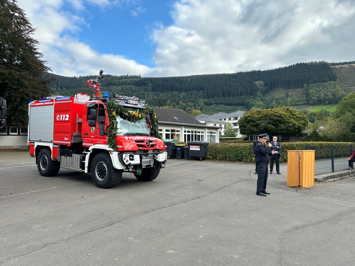 FW-OE: Offizielle Einweihung des neuen Tanklöschfahrzeugs der Löschgruppe Saalhausen