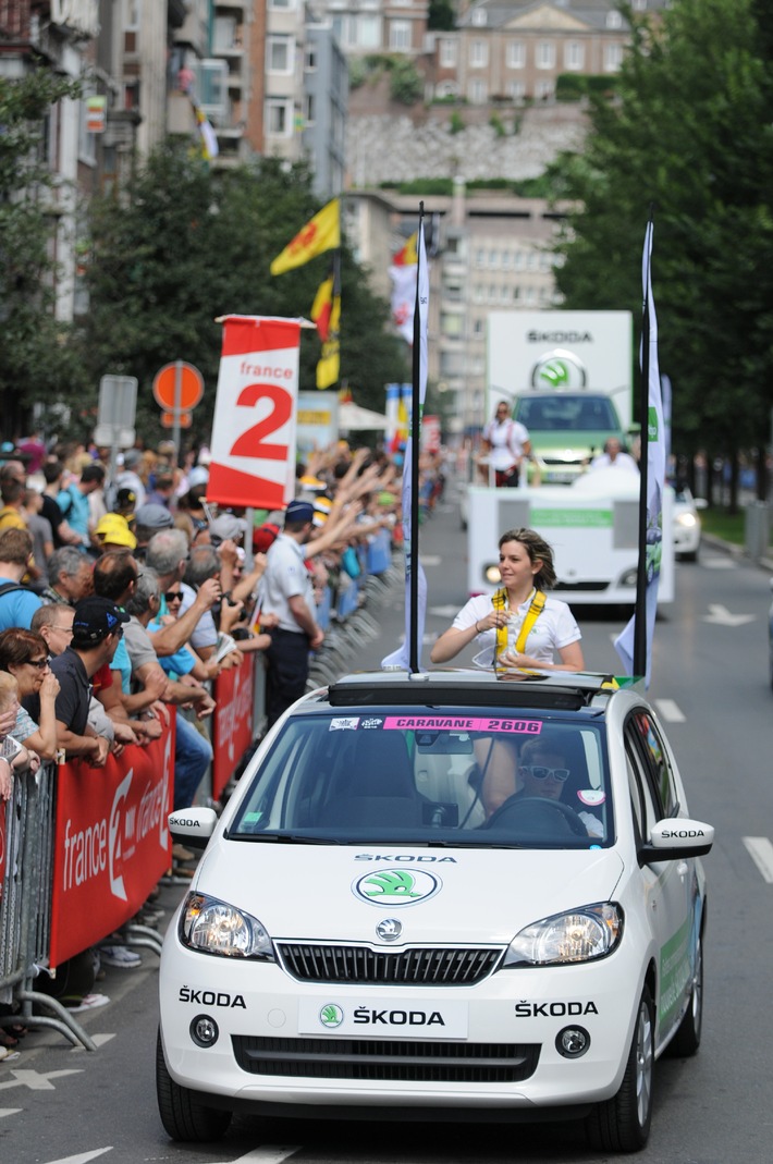 SKODA zum zehnten Mal Hauptsponsor der Tour de France (BILD)