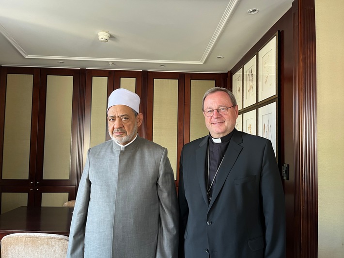 Begegnung zwischen dem Vorsitzenden der Deutschen Bischofskonferenz und dem Großimam der ägyptischen al-Azhar
