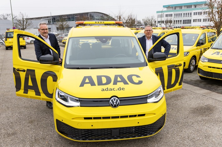 ADAC Straßenwacht: Der Caddy löst den Touran ab / Sicherheit und Raumkonzept gaben den Ausschlag / Pro Jahr werden 290 Fahrzeuge ausgetauscht