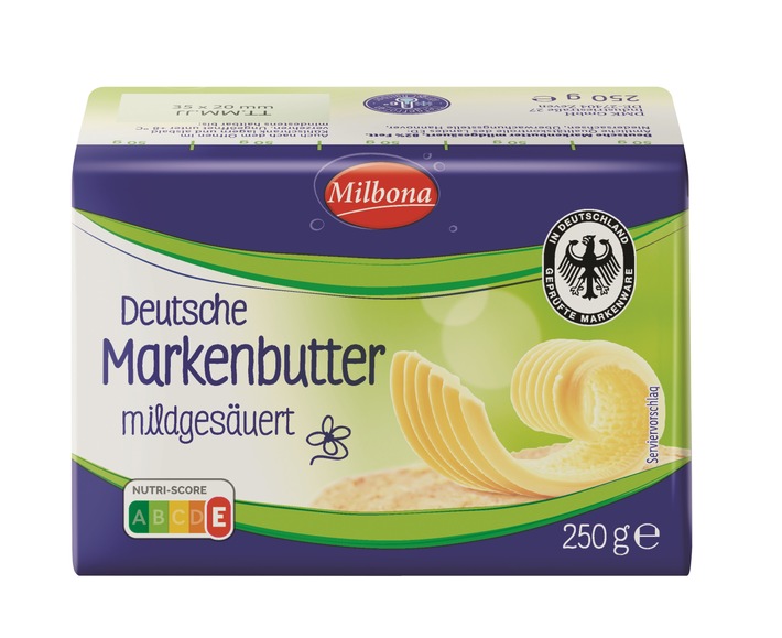 Lidl senkt Preis für Milbona Deutsche Markenbutter