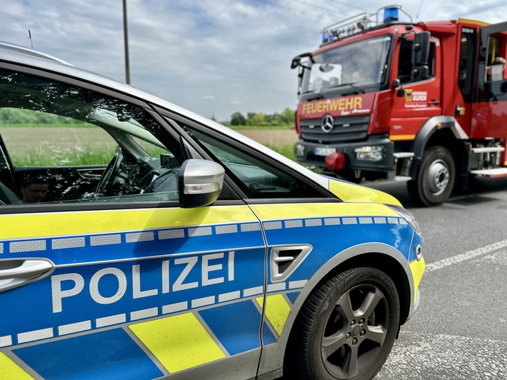 FW Alpen: Verkehrsunfall mit einer verletzten Person