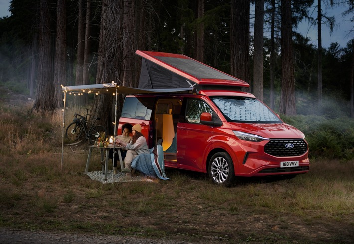 Lors de l&#039;édition 2023 du Suisse Caravan Salon, Ford présente le nouveau Ford Transit Custom Nugget