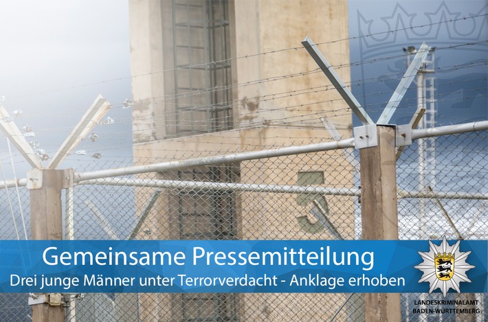 LKA-BW: Gemeinsame Pressemitteilung der Staatsanwaltschaft Karlsruhe und des Landeskriminalamts Baden-Württemberg: Anklageerhebung gegen zwei mutmaßliche IS-Sympathisanten sowie weiteren Unterstützer