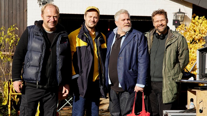 "Harter Brocken": Dreharbeiten für "Die Erpressung" (AT) mit Aljoscha Stadelmann als Dorfsheriff Frank Koops