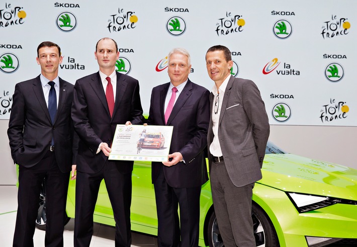 SKODA bis 2018 offizieller Partner der Tour de France (FOTO)