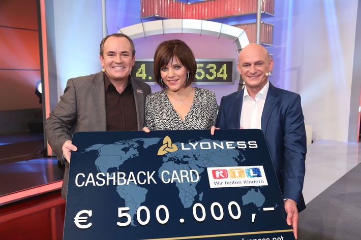 Lyoness unterstützt erneut den RTL-Spendenmarathon - BILD