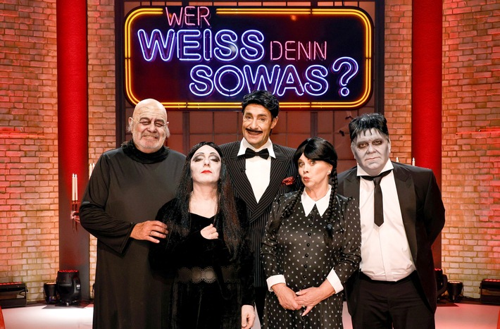 Halloween-Special: Die "Addams Family" übernimmt bei "Wer weiß denn sowas?"