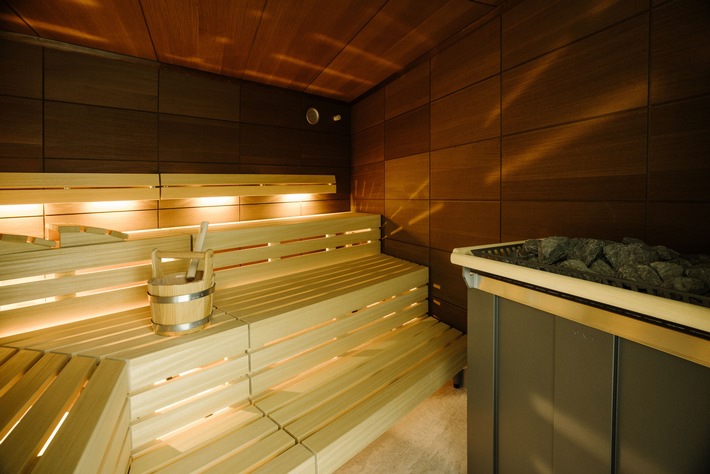 Das eindrucksvolle "Fire and Ice Spa" im Hotel Bergwelt Grindelwald in der Schweiz