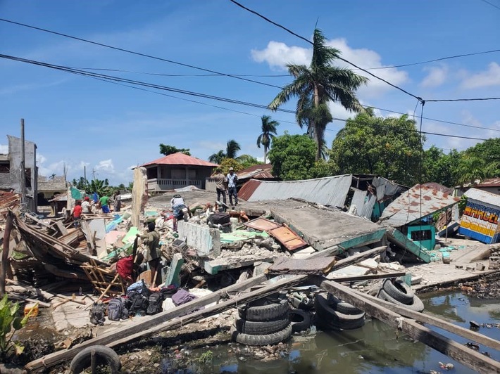 Helvetas soutient la population en détresse après le séisme en Haïti