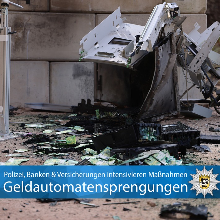 LKA-BW: LKA-BW: Polizei, Banken und Versicherungen in Baden-Württemberg intensivieren Maßnahmen gegen Angriffe auf Geldautomaten