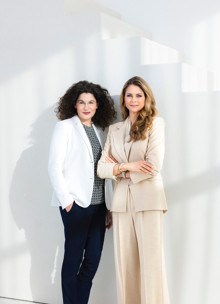 Weleda CEO Tina Müller and Princess Madeleine.jpg