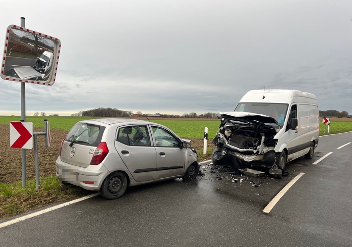 POL-COE: Billerbeck, K38, Esking/ Autos kollidieren