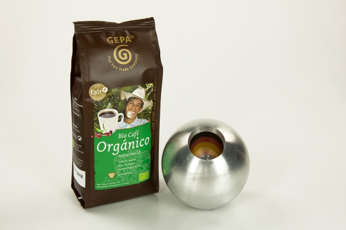 Deutscher Nachhaltigkeitspreis: Café Orgánico der GEPA &quot;Deutschlands nachhaltigstes Produkt&quot;