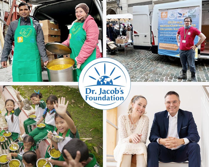 Dr. Jacob&#039;s Foundation spendet 128.600 Euro für vegane/vegetarische Mahlzeiten für Ukraine-Flüchtlinge