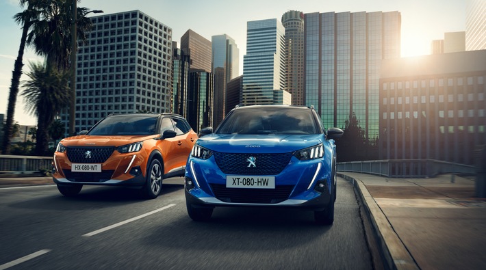 Der neue PEUGEOT 2008 und e-2008: markanter SUV mit vollelektrischer Version