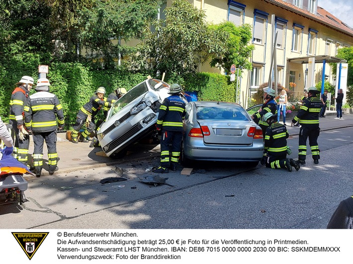 FW-M: Missglücktes Wendemanöver (Bogenhausen)