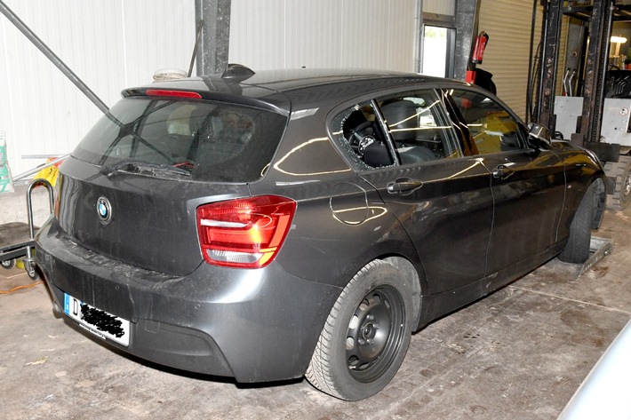 POL-D: BMW ausgeschlachtet - Zivilfahnder stoppen Automarder - Beute im Hotelzimmer aufgefunden - Fotos angehängt