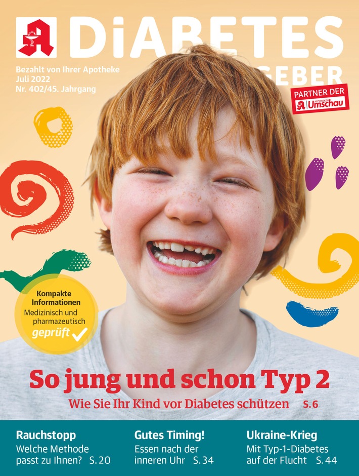 Gefahr: Warum Kinder immer dicker werden / Immer mehr Kinder und Jugendliche erkranken an "Altersdiabetes" / Der "Diabetes Ratgeber" zeigt, was gegen das Problem helfen könnte