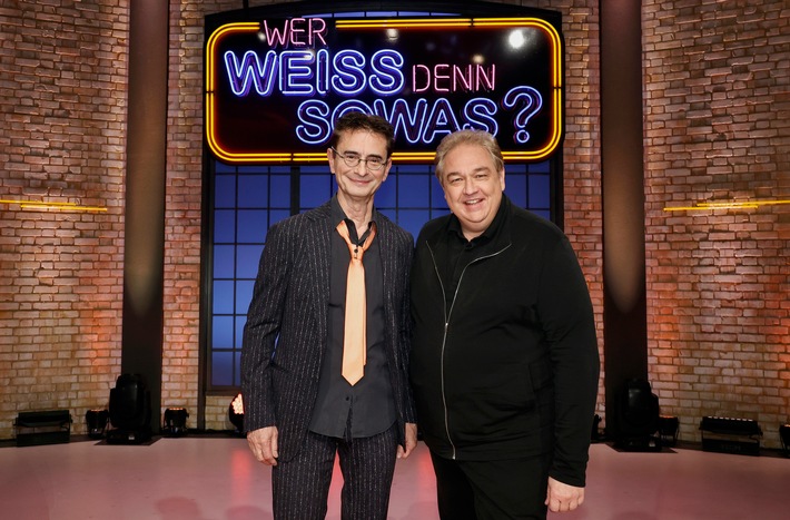 Das Spaß-Duell: Oliver Kalkofe und Mathias Richling bei "Wer weiß denn sowas?" - Das Wissensquiz vom 16. bis 20. Januar 2023, um 18:00 Uhr im Ersten