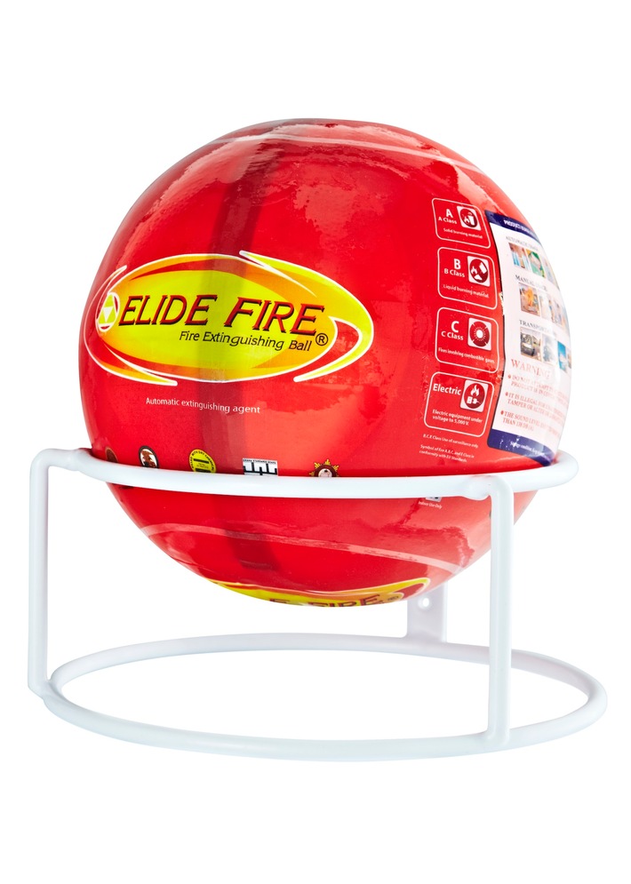 Neu in Deutschland: Der Elide Fire Löschball / Selbstaktivierende Feuerlöschkugel macht Brandschutz einfach, schnell und sicher