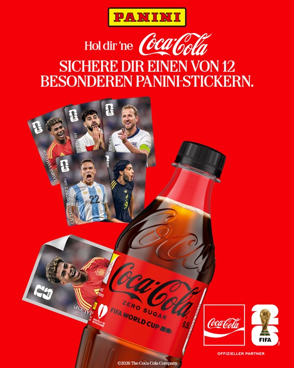 Coca-Cola begleitet die FIFA Fußball-Weltmeisterschaft 2026™