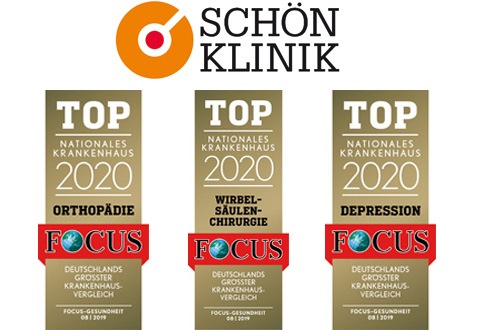 Pressemitteilung // Focus Klinikliste: Spitzenreiter in Psychosomatik, Endoprothetik und Wirbelsäulen-Chirurgie