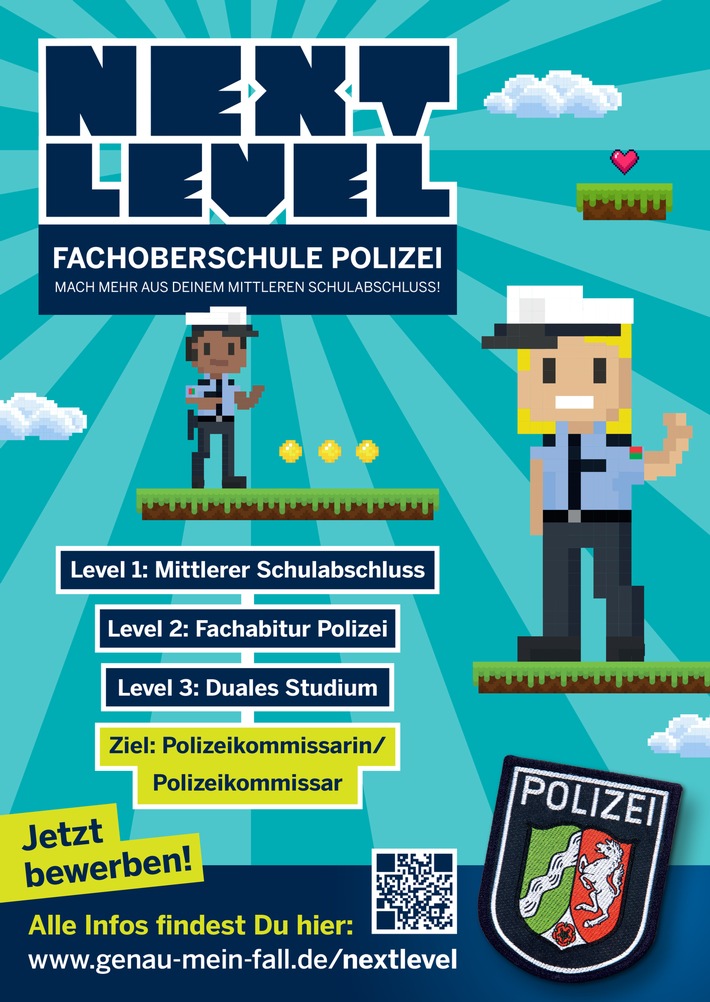 POL-ME: Fachoberschule Polizei: Bewerbungsfrist verlängert - Neue Beratungstermine mit Personalwerberin Nicole Rehmann - Kreis Mettmann - 2210093