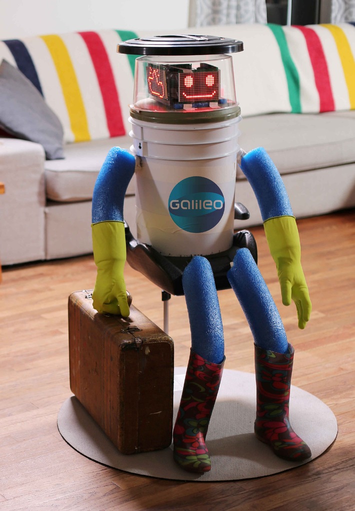 Ein Roboter trampt durch Deutschland: Das hitchBOT-Experiment ab 13. Februar bei "Galileo"