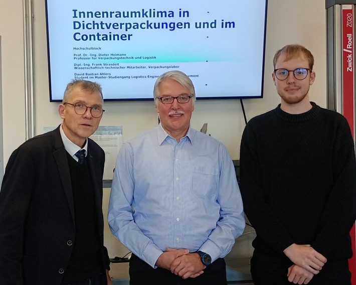 Logistiker erforschen Klima im Container