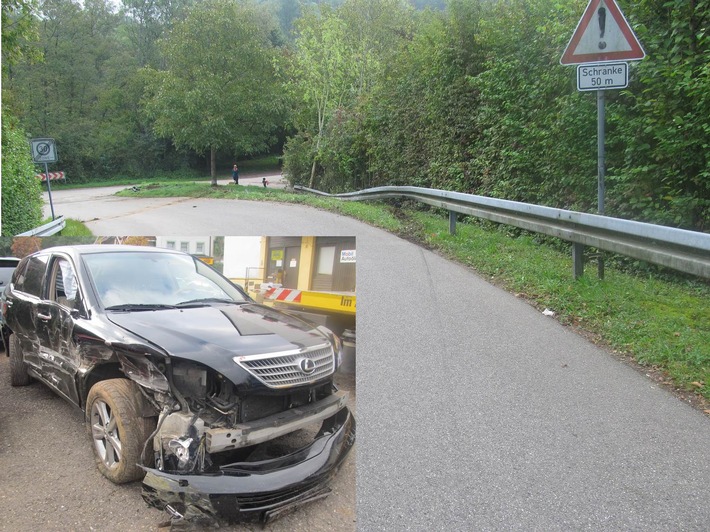 POL-FR: Denzlingen: Verkehrsunfallflucht - Fahrzeug zurückgelassen