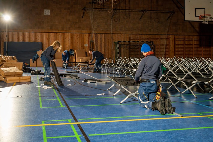 THW LVBEBBST: Stromausfall im SW Berlins: Über 450 Helferinnen und Helfer des THW im Einsatz