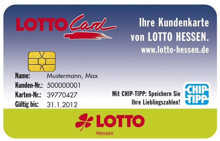 Neu ab 1.1.2008 in Hessen: KENO und TOTO nur noch mit Kundenkarte spielbar / LOTTO Hessen weist auf rechtzeitige Beantragung hin