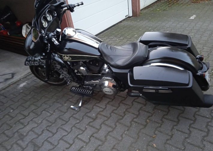 POL-DU: Friemersheim: Harley gestohlen - Zeugen gesucht