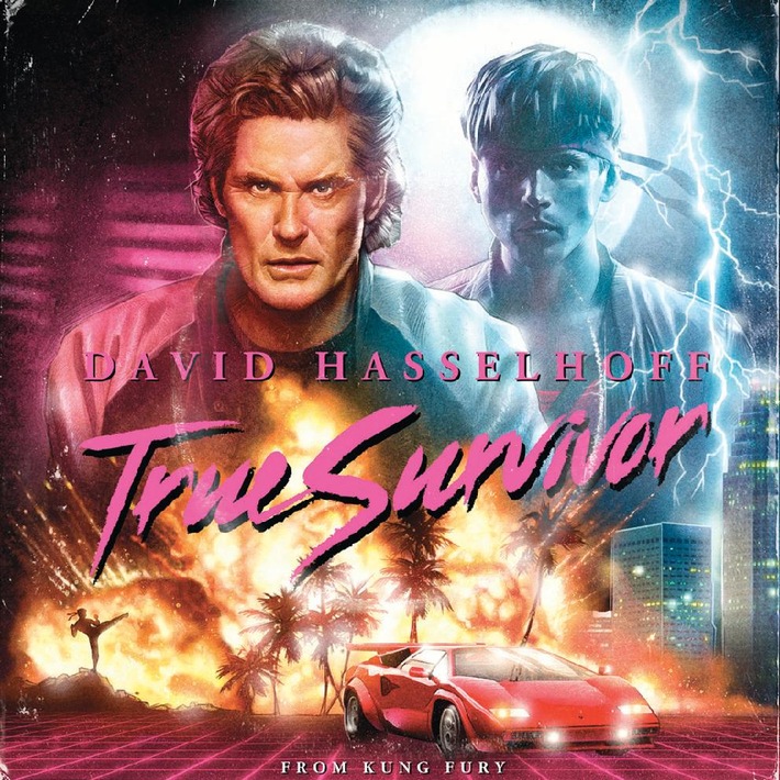 Crowdfunding-Film-Sensation KUNG FURY: Titeltrack &quot;True Survivor&quot; mit 80er-Jahre-Ikone David Hasselhoff ab sofort erhältlich