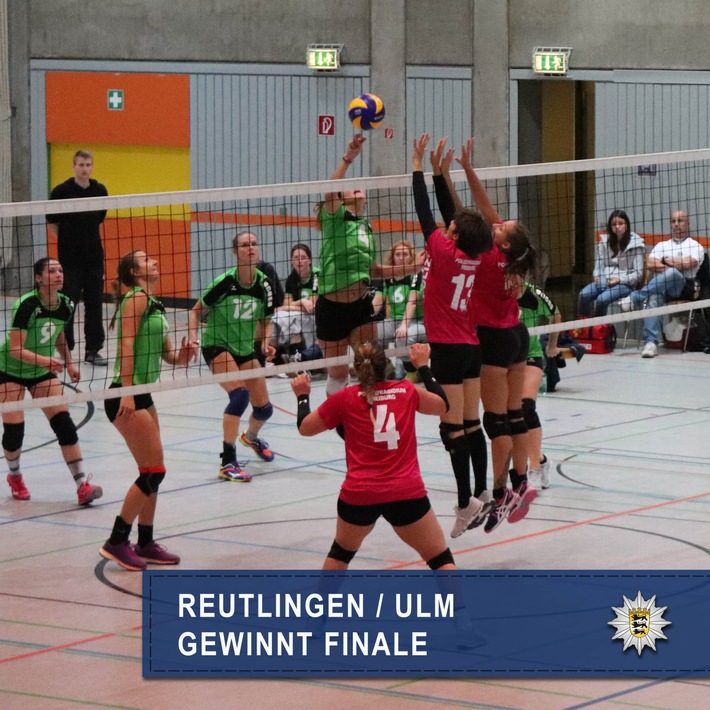 POL-AA: Polizeilandesmeisterschaften im Volleyball der Frauen
Team Reutlingen / Ulm verteidigt den Titel