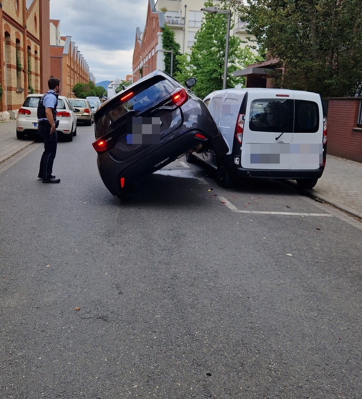 POL-MA: Heidelberg: Ganz schön schräg drauf