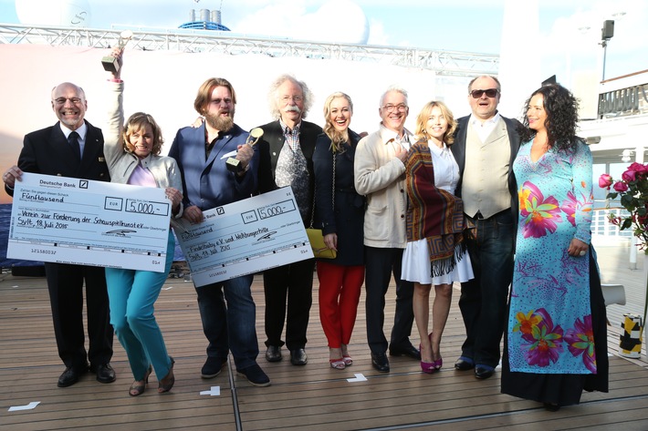 "MS EUROPA meets Sansibar 2015": Gesine Cukrowski und Antoine Monot Jr. sind die Sieger des diesjährigen MS EUROPA Poetry Award